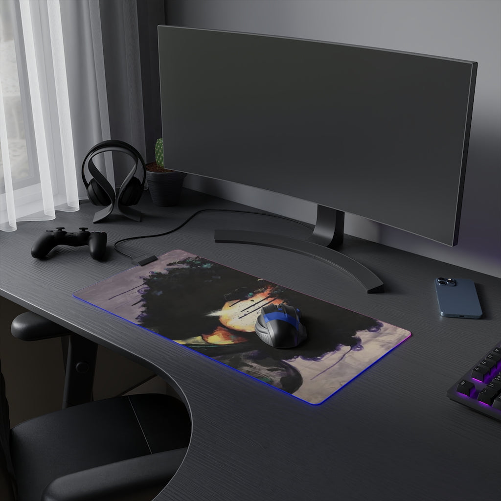 Naturally David LED Gaming Mouse Pad