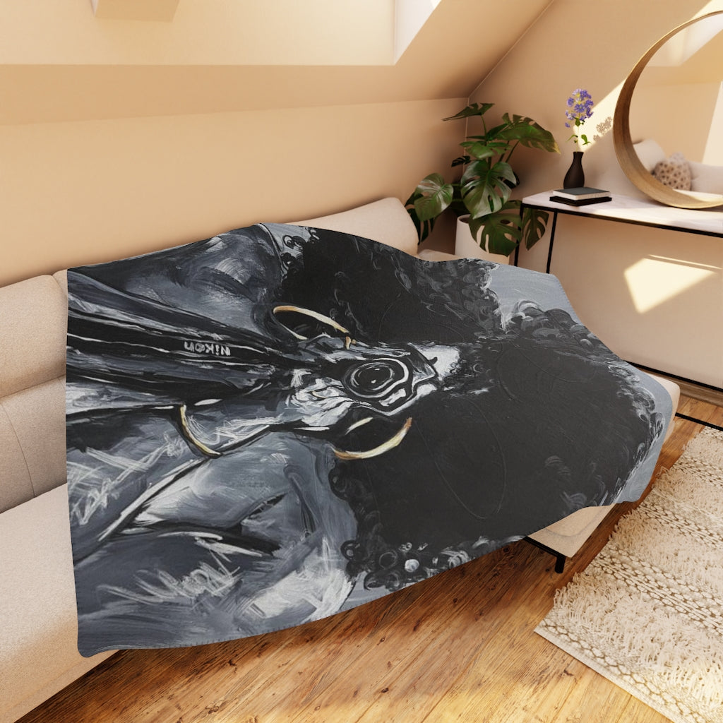 Naturally Nina Tan Sherpa Blanket