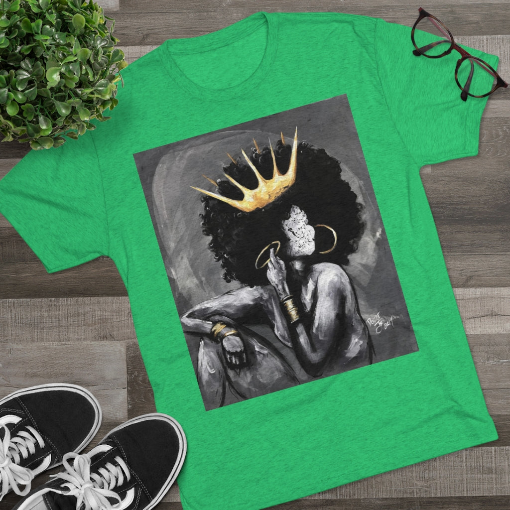 Naturally Queen VI Unisex Tri-Blend Crew Tee
