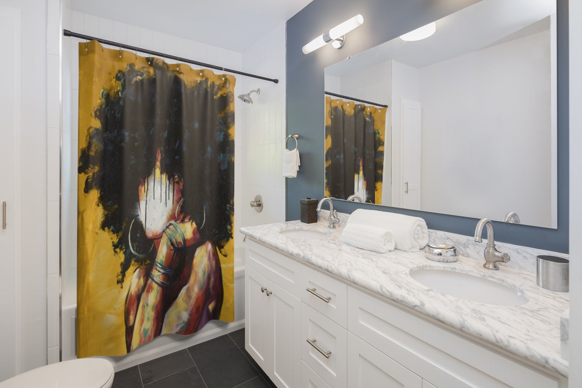 Naturally II GOLD Shower Curtains