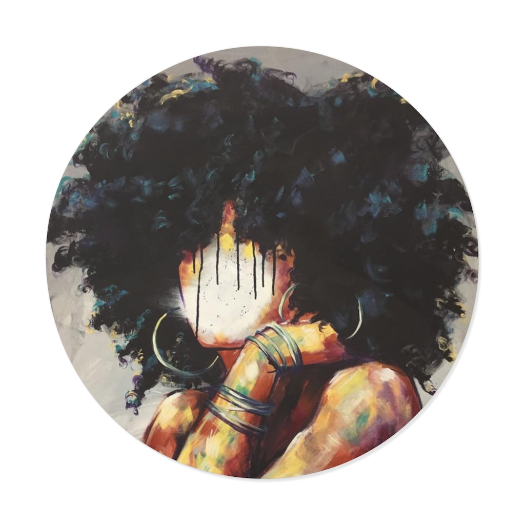Naturally II Round Vinyl Stickers