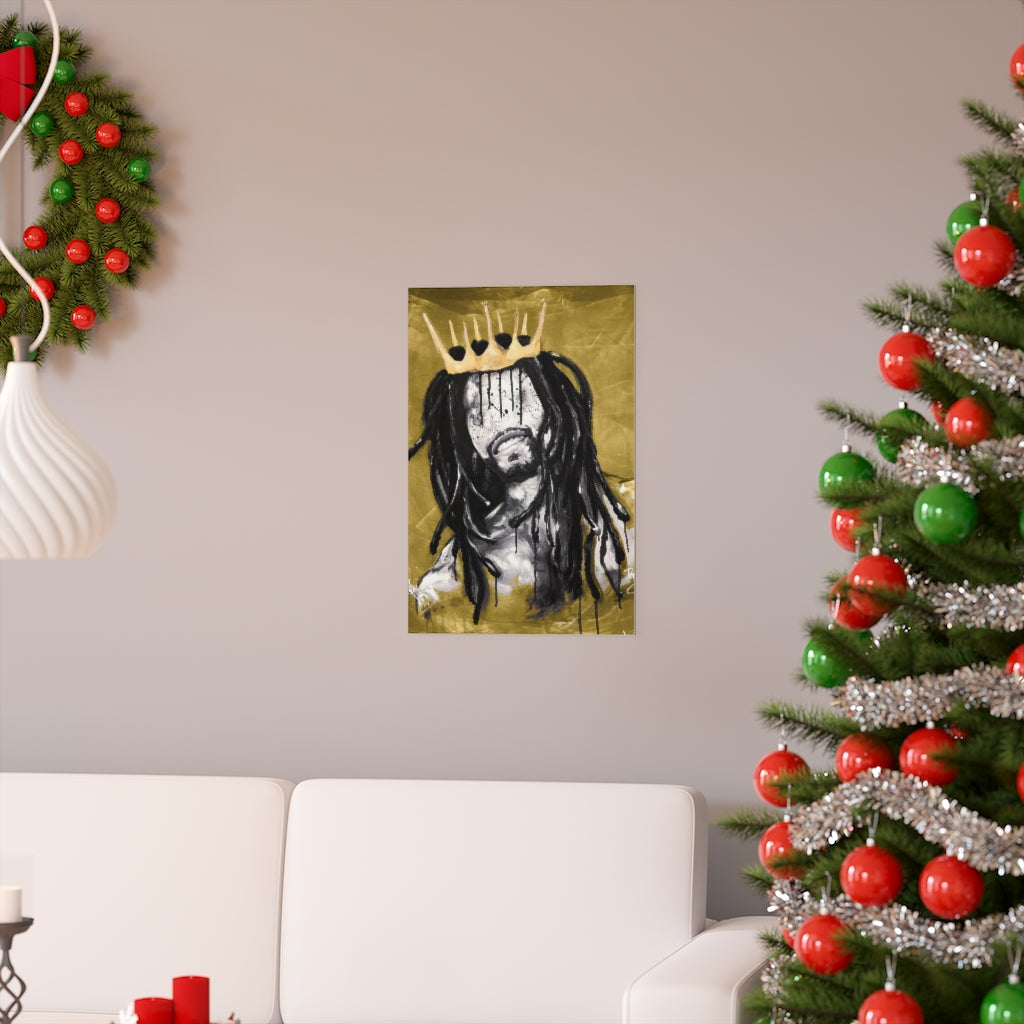 Naturally King II GOLD Premium Matte vertical posters