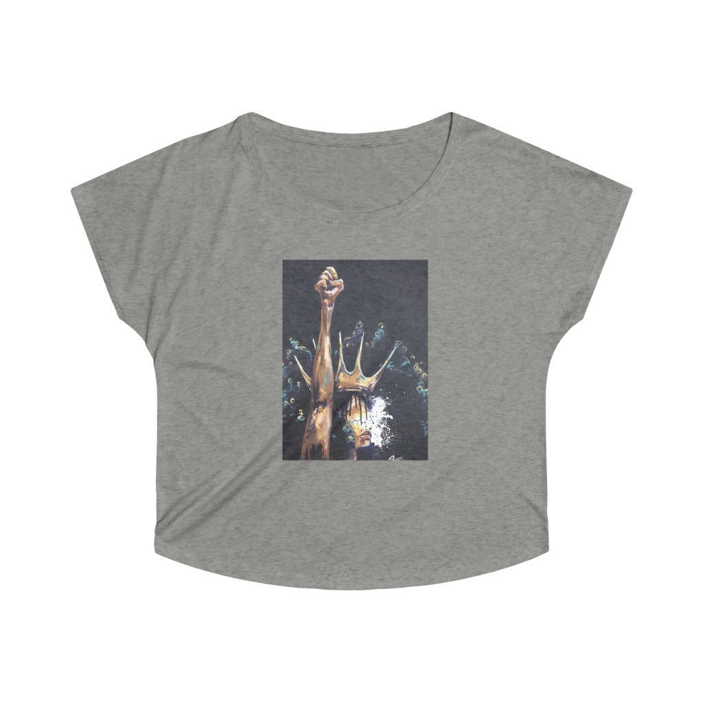 Naturally Queen Badu Women's Tri-Blend Dolman