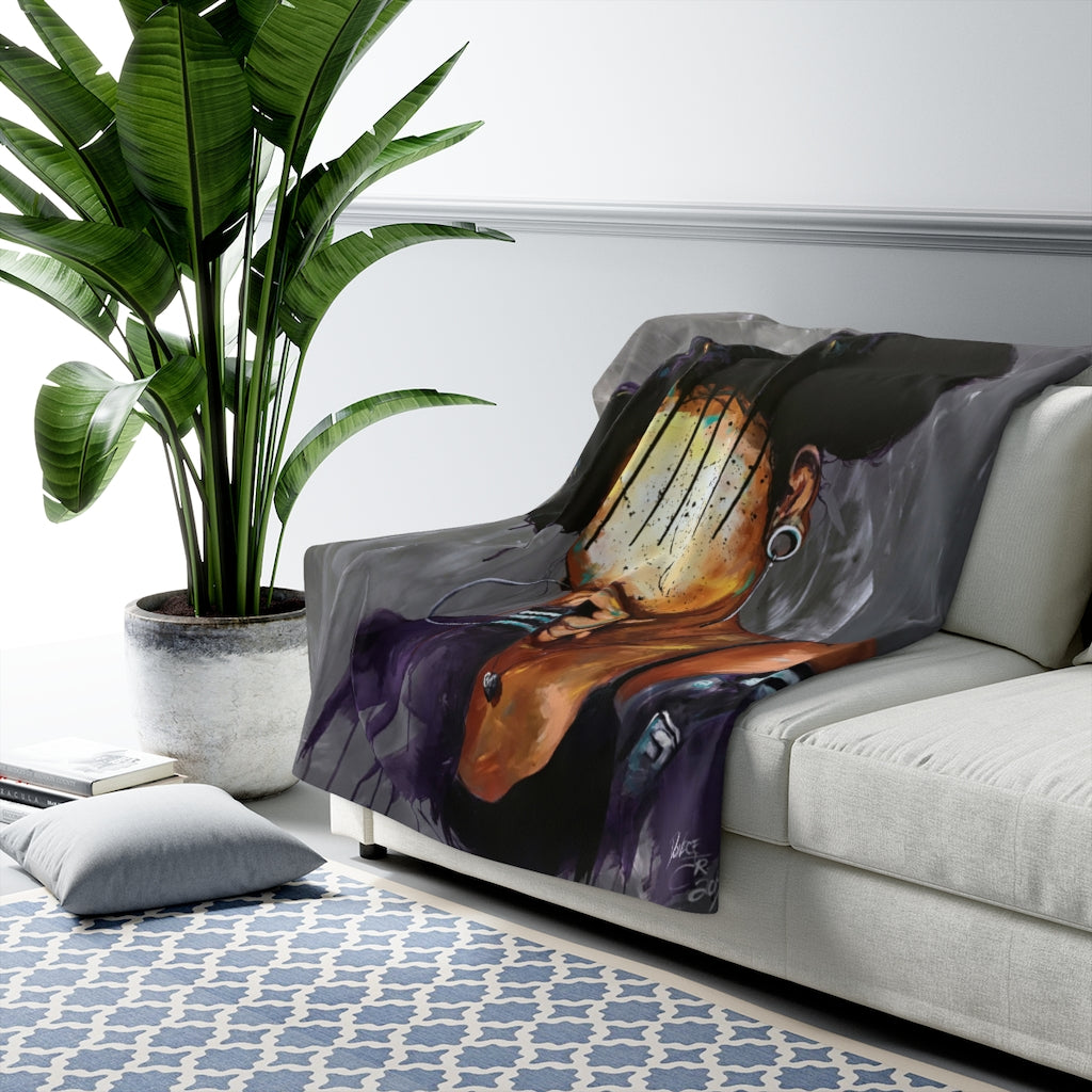 Naturally XXXVI Sherpa Fleece Blanket