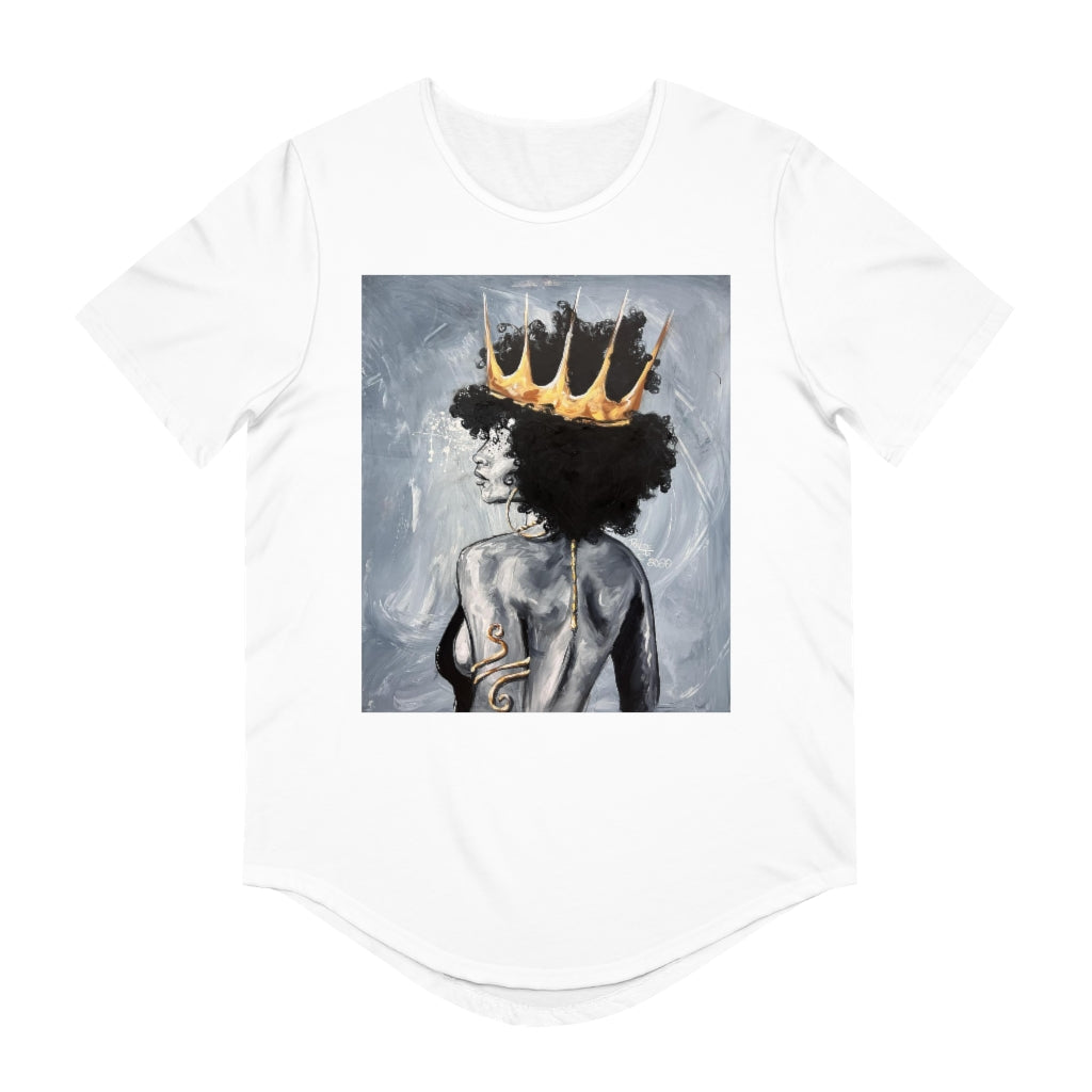 Naturally Queen XXII Men's Jersey Curved Hem Tee