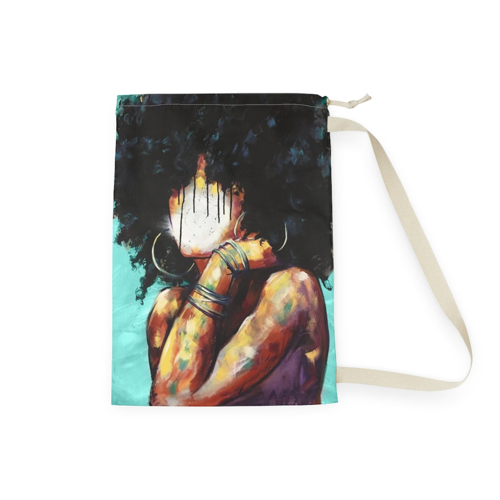 Naturally II TEAL Laundry Bag