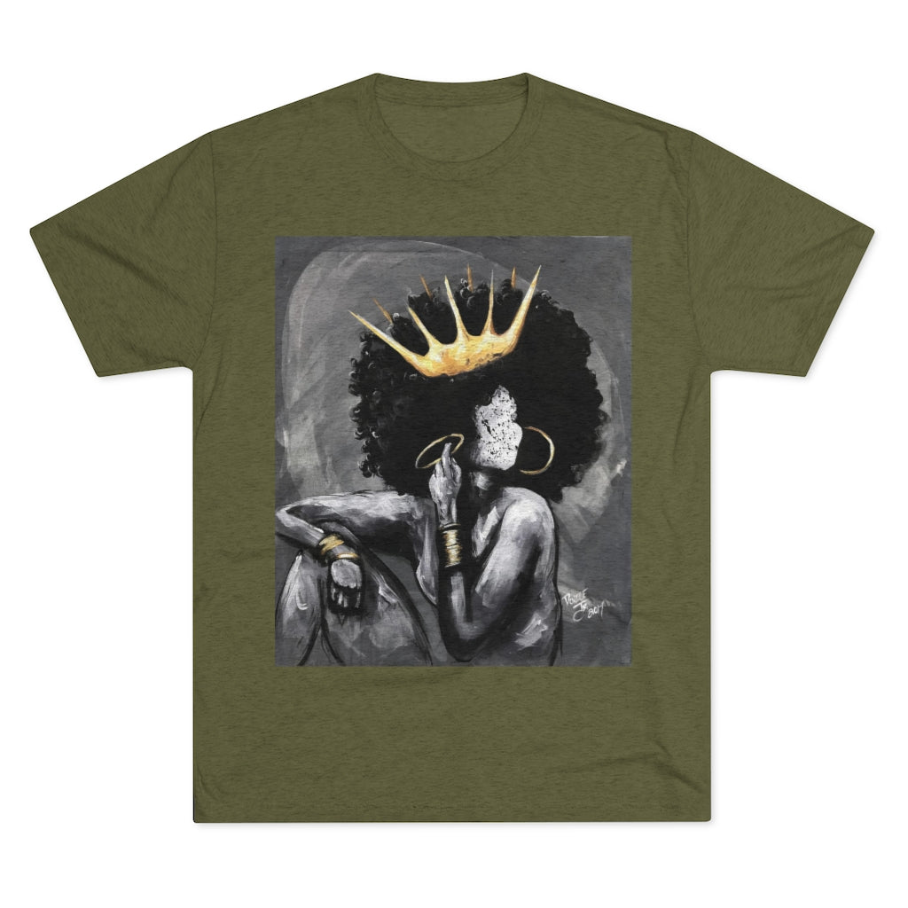 Naturally Queen VI Unisex Tri-Blend Crew Tee