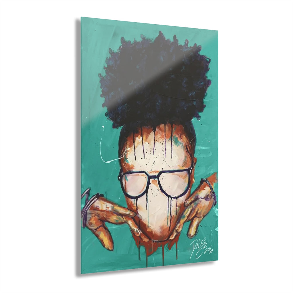 Naturally VIII TEAL Acrylic Prints (French Cleat Hanging)