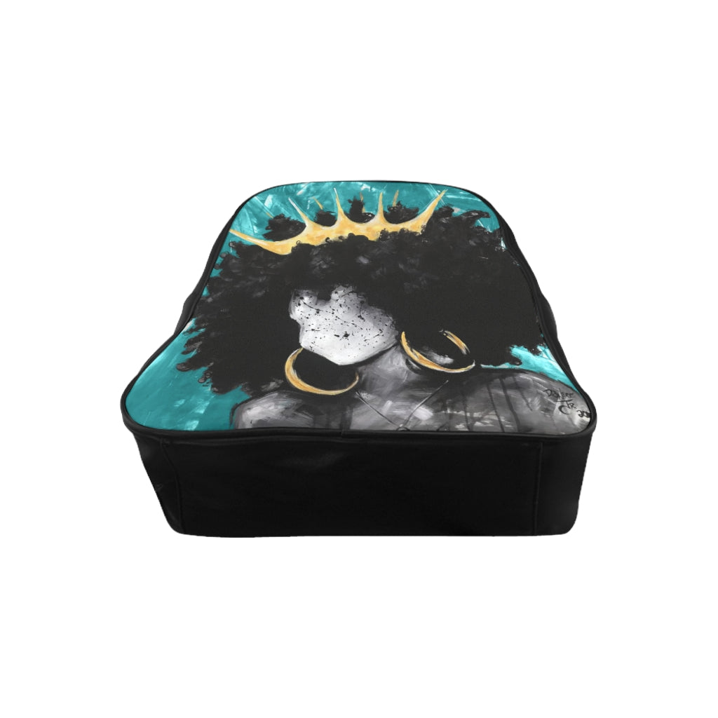 Naturally Queen III TEAL School Backpack
