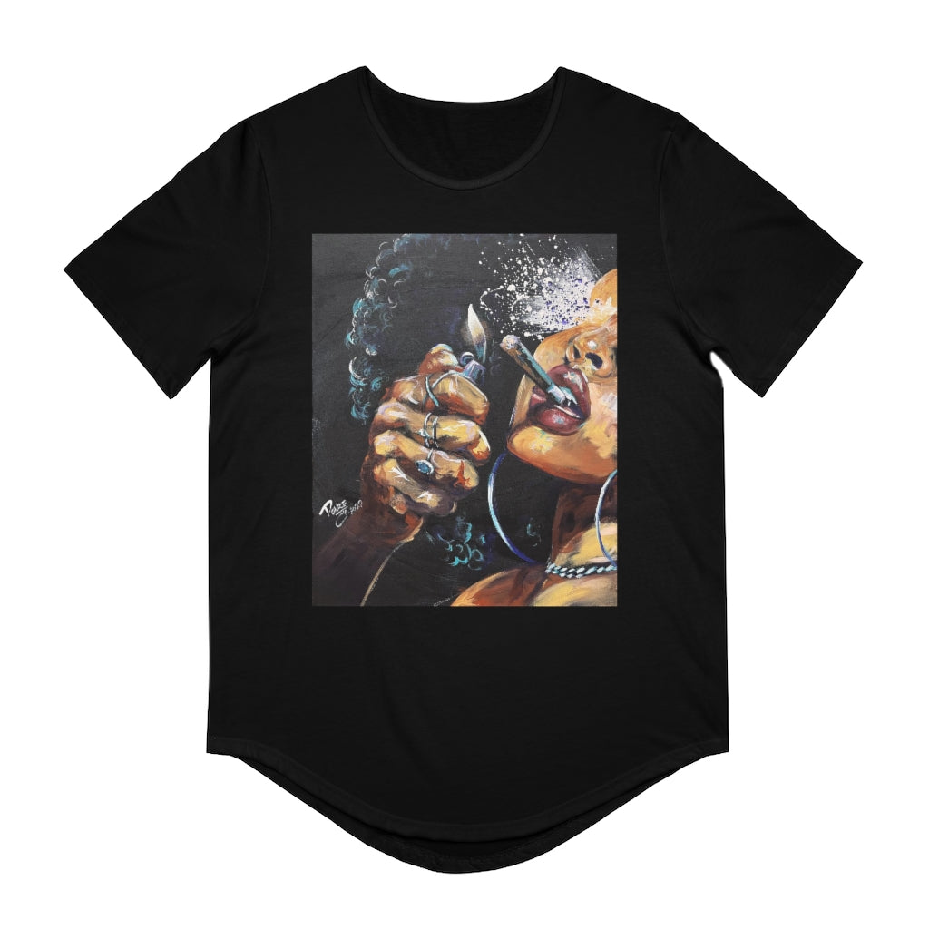 Naturally Dope III Men's Jersey Curved Hem Tee