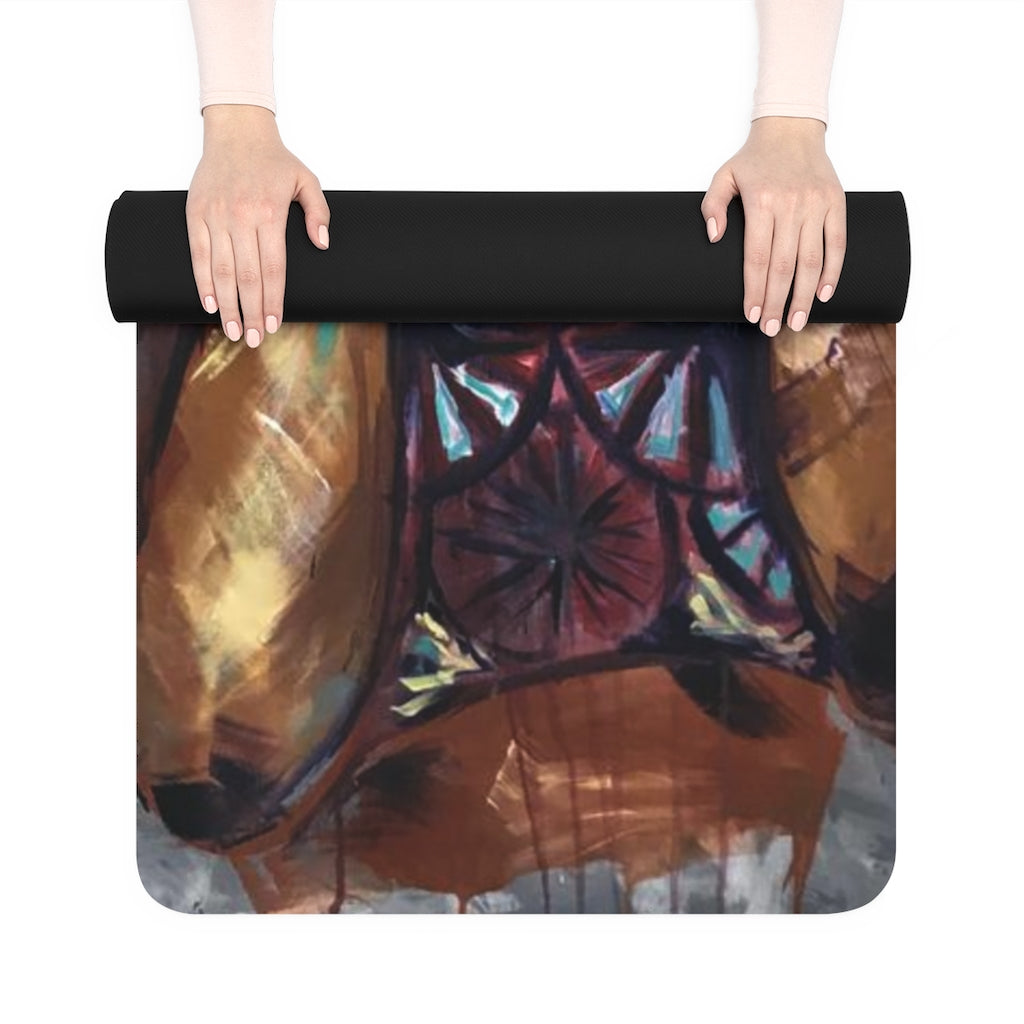 Naturally LIII TEAL Rubber Yoga Mat