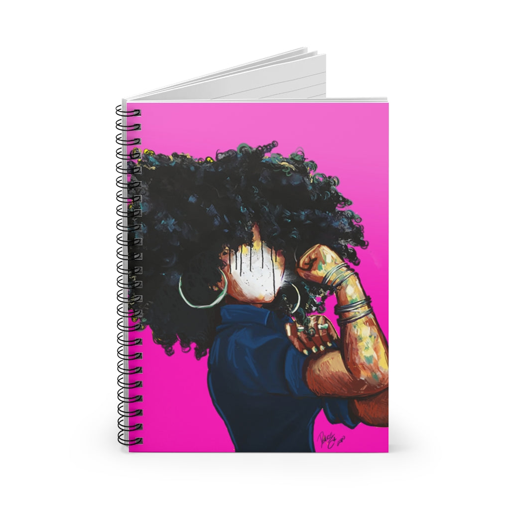 Naturally the Riveter PINK Spiral Notebook - Ruled Line