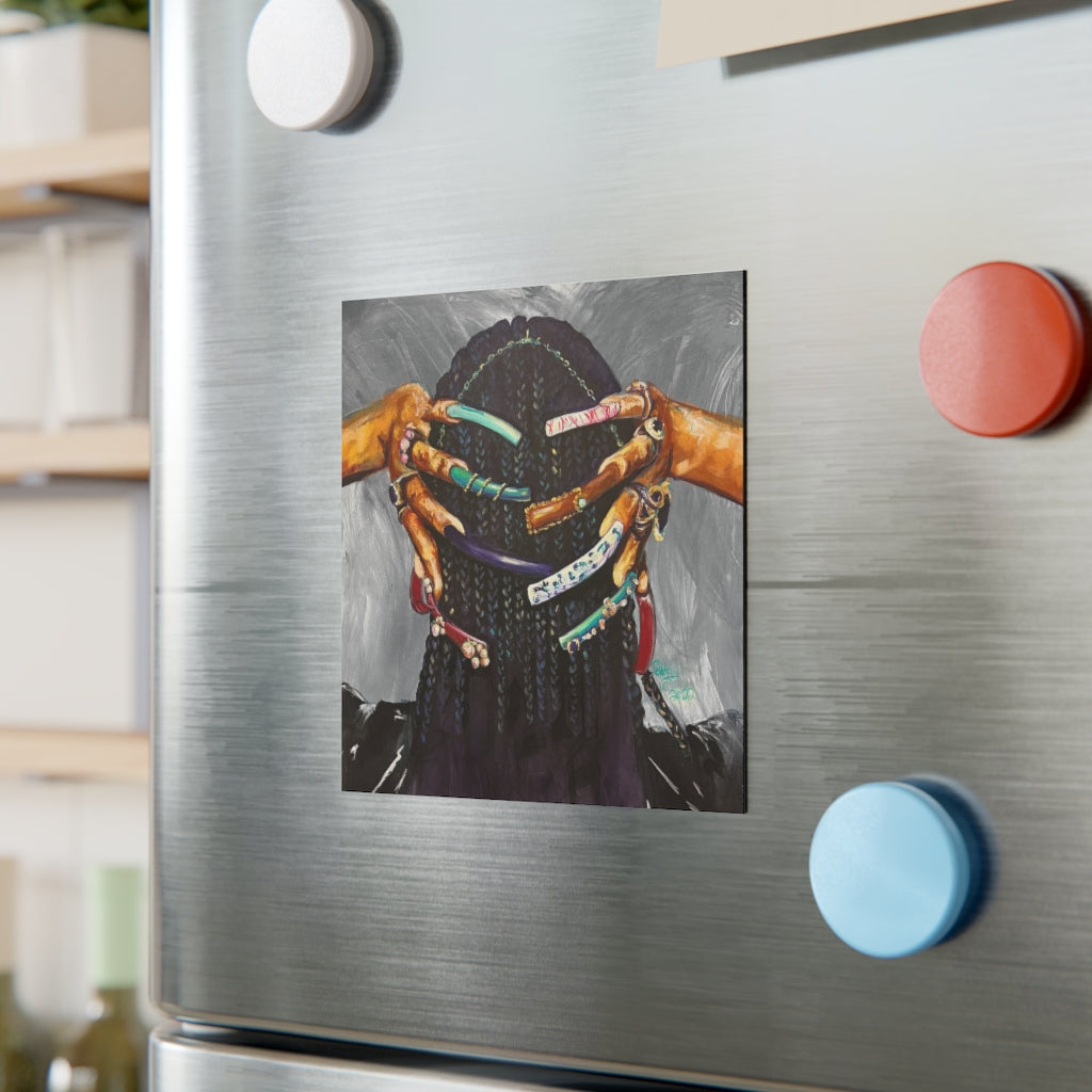 Naturally the Culture I Square Magnet