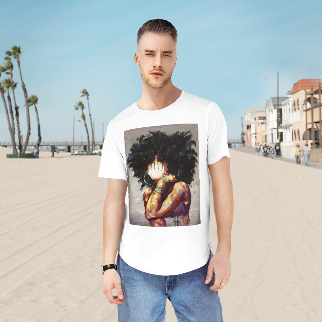 Naturally II Men's Jersey Curved Hem Tee