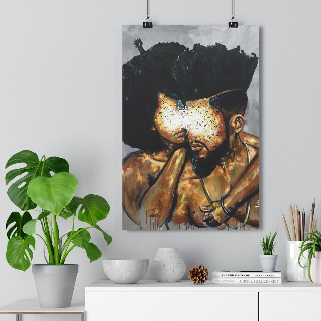 Naturally Black Love VI Giclée Art Print