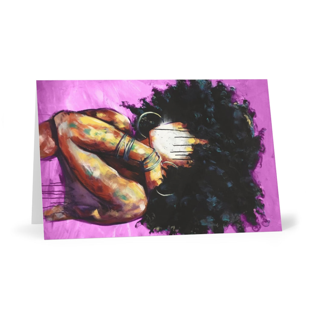Naturally II PINK Greeting Cards (7 pcs)