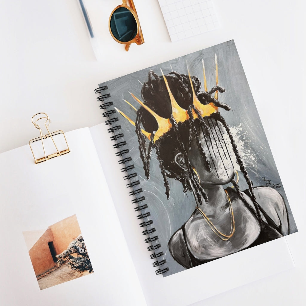 Naturally Queen XXIV Spiral Notebook - Ruled Line