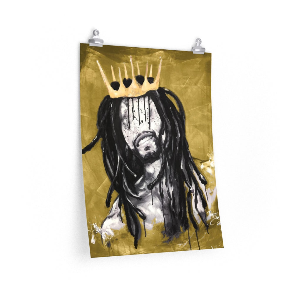 Naturally King II GOLD Premium Matte vertical posters
