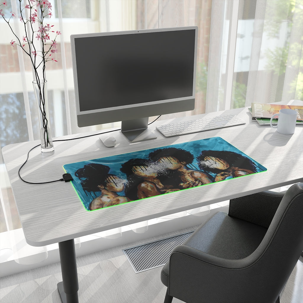 Naturally XLIV BLUE LED Gaming Mouse Pad