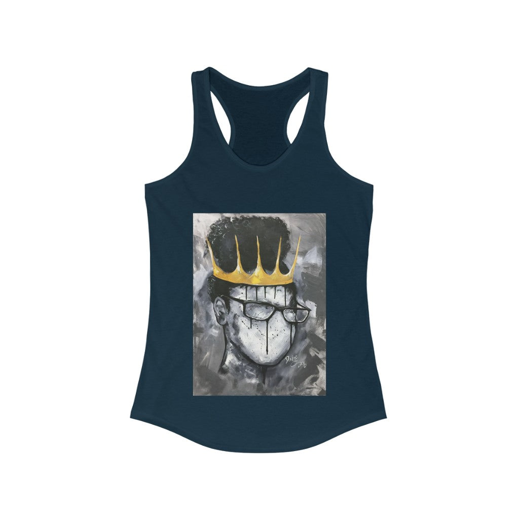 Naturally Queen V Women's Ideal Racerback Tank