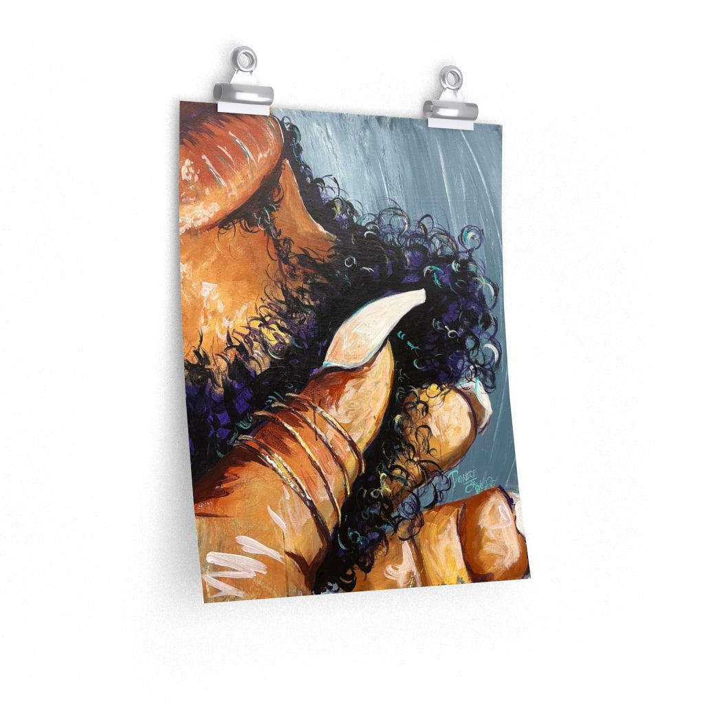 Naturally Black Love X Premium Matte vertical posters