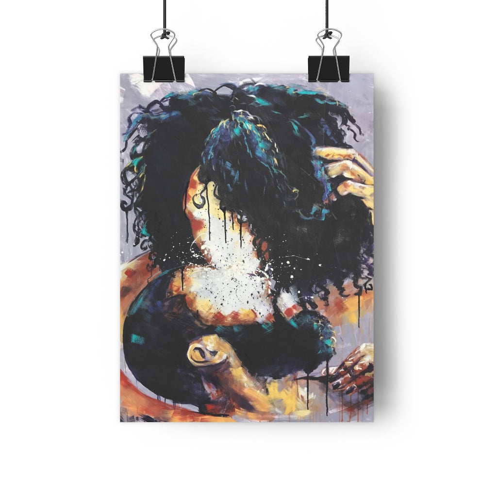 Naturally Black Love II Giclée Art Print
