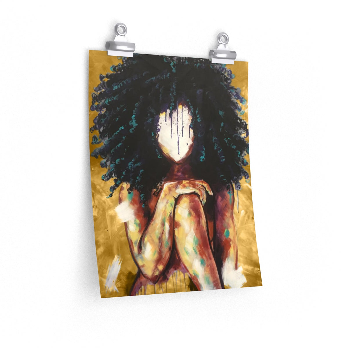 Naturally I GOLD Premium Matte vertical posters