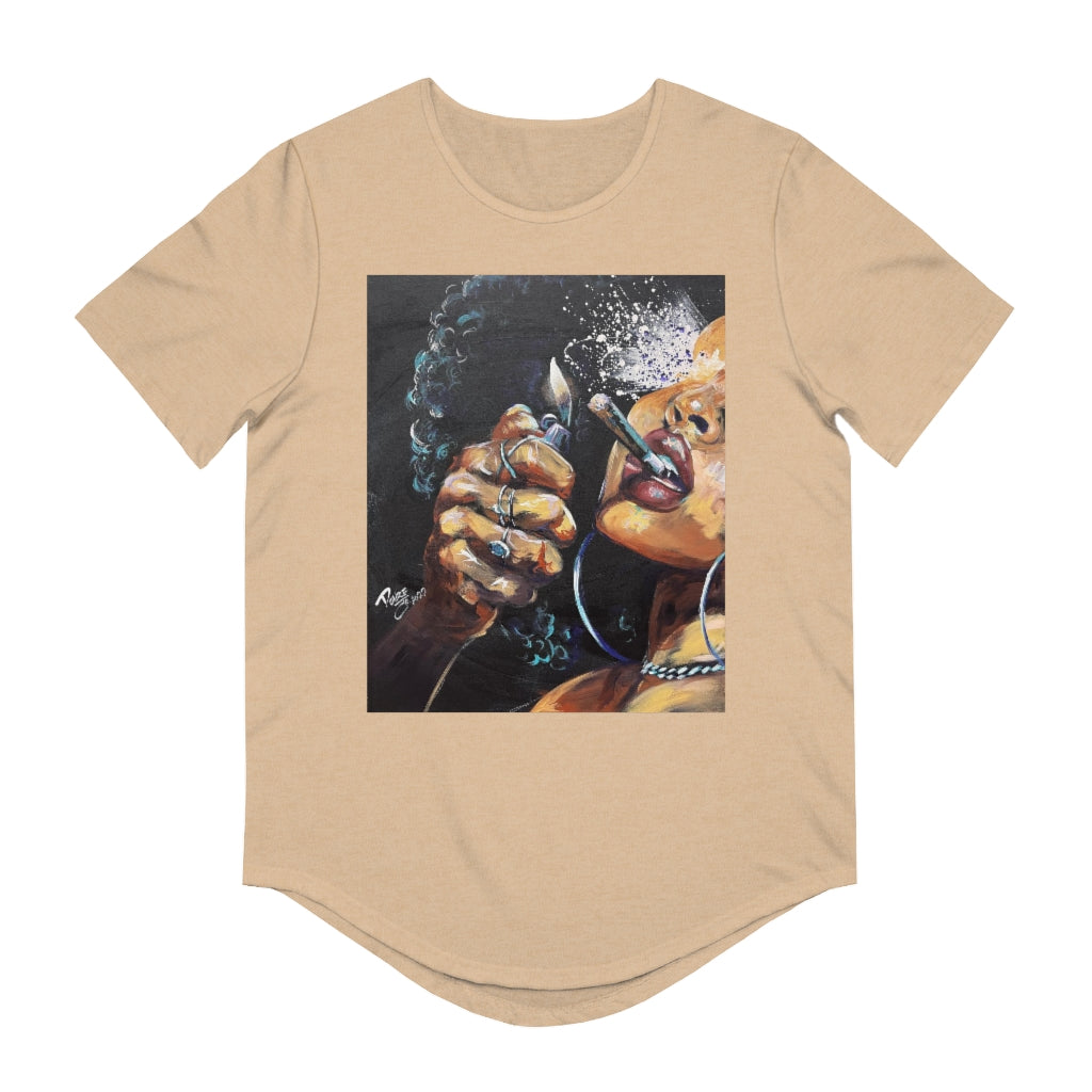 Naturally Dope III Men's Jersey Curved Hem Tee