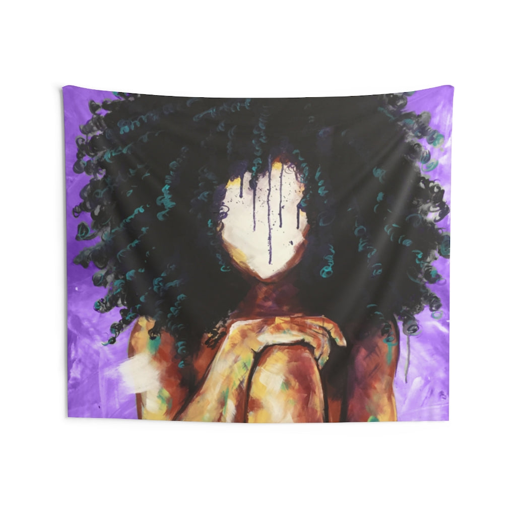 Naturally I PURPLE Indoor Wall Tapestries