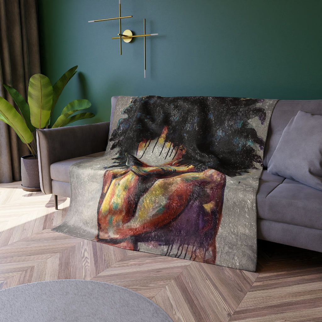 Naturally II Crushed Velvet Blanket