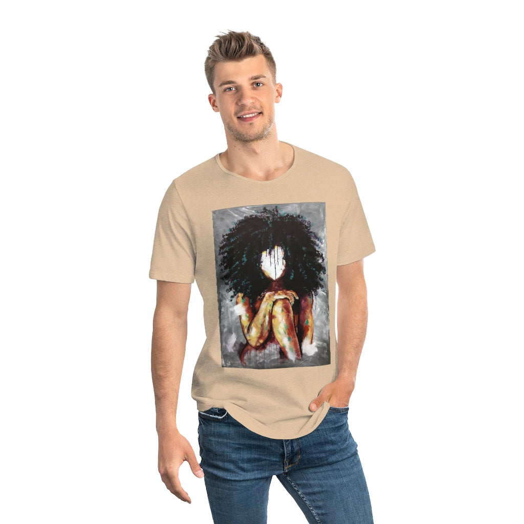 Naturally I Men's Jersey Curved Hem Tee