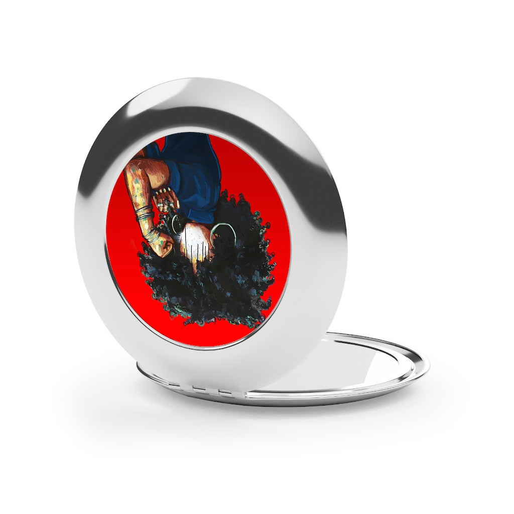 Naturally the Riveter RED Compact Travel Mirror