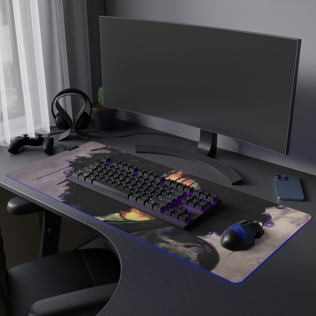 Naturally David LED Gaming Mouse Pad