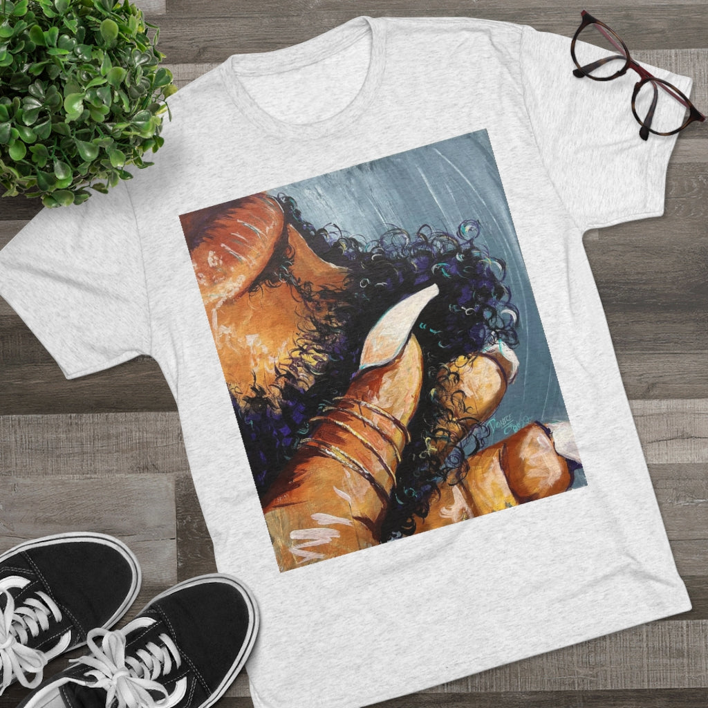 Naturally Black Love X Unisex Tri-Blend Crew Tee