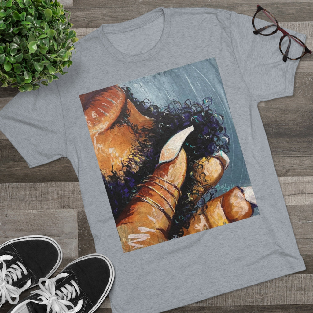 Naturally Black Love X Unisex Tri-Blend Crew Tee