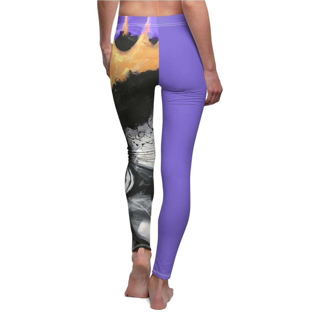 Naturally Queen II PURPLE Women's Leggings