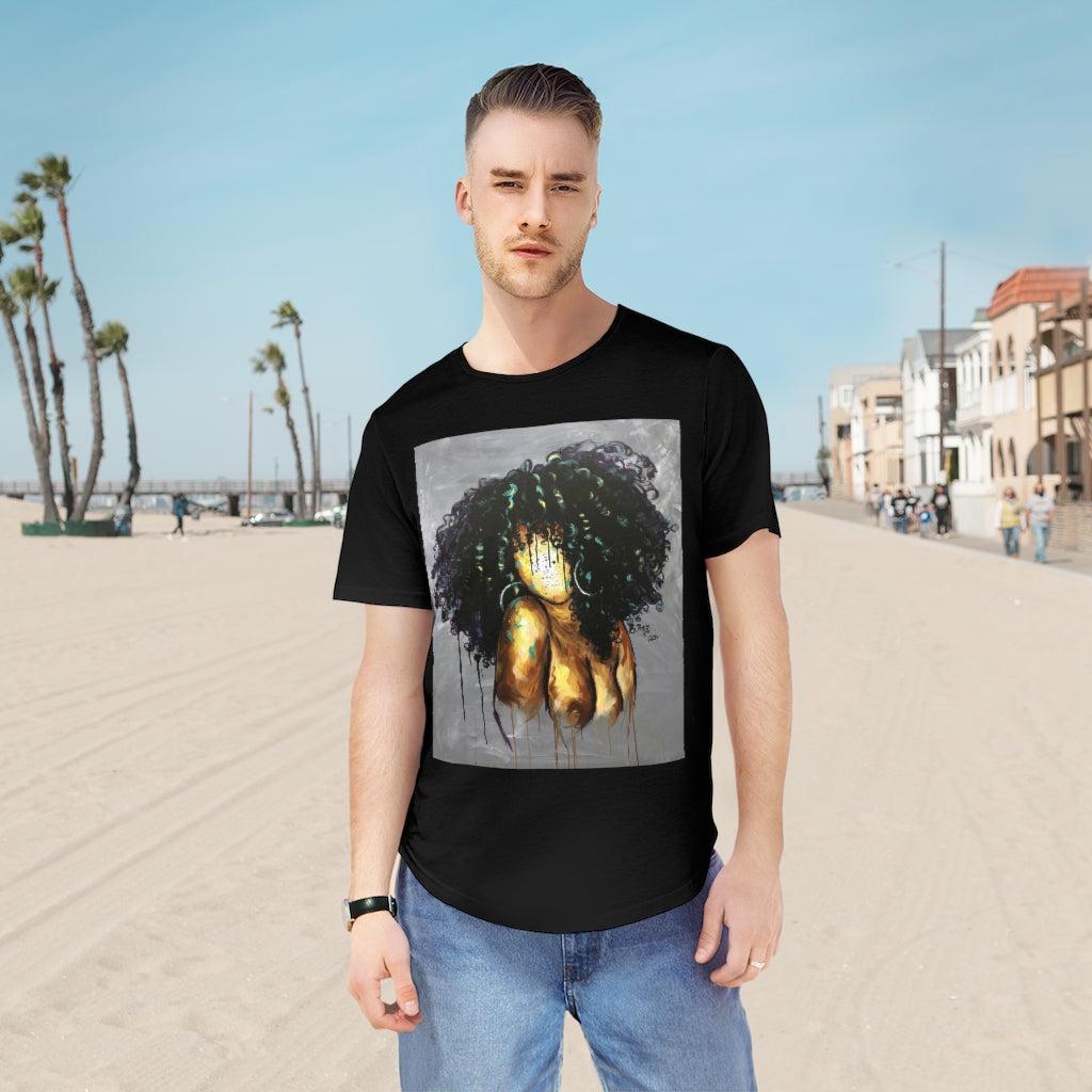 Naturally LXIII Men's Jersey Curved Hem Tee