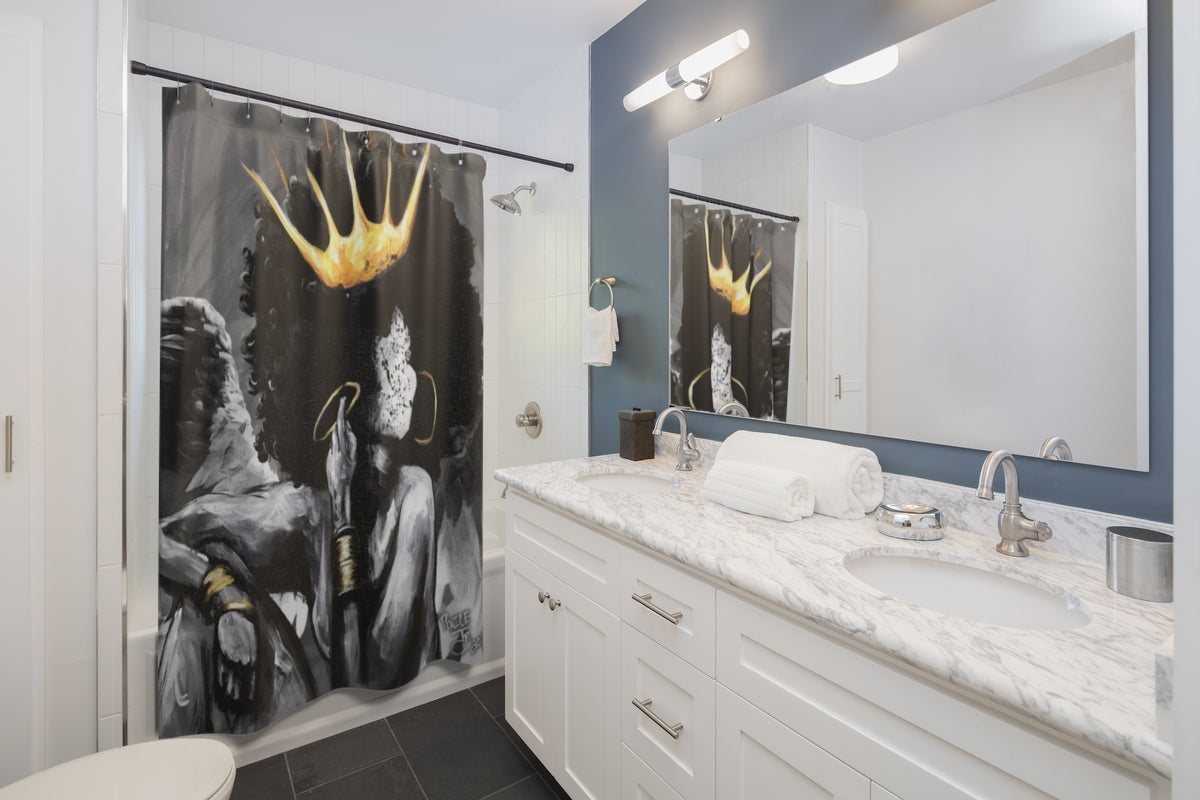 Naturally Queen VI ANGEL Shower Curtains