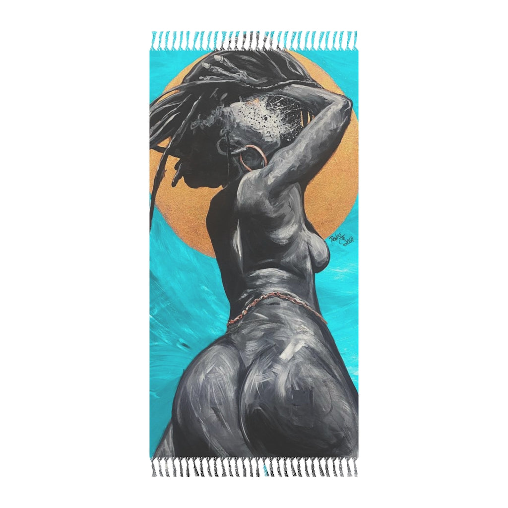 Naturally Nude V TEAL Boho Beach Cloth