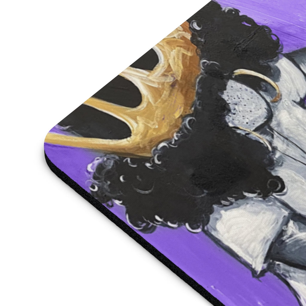 Naturally Queens I Purple Mousepad