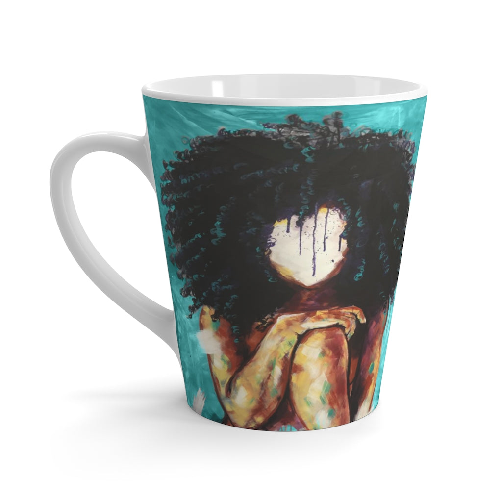 Naturally I TEAL Latte Mug