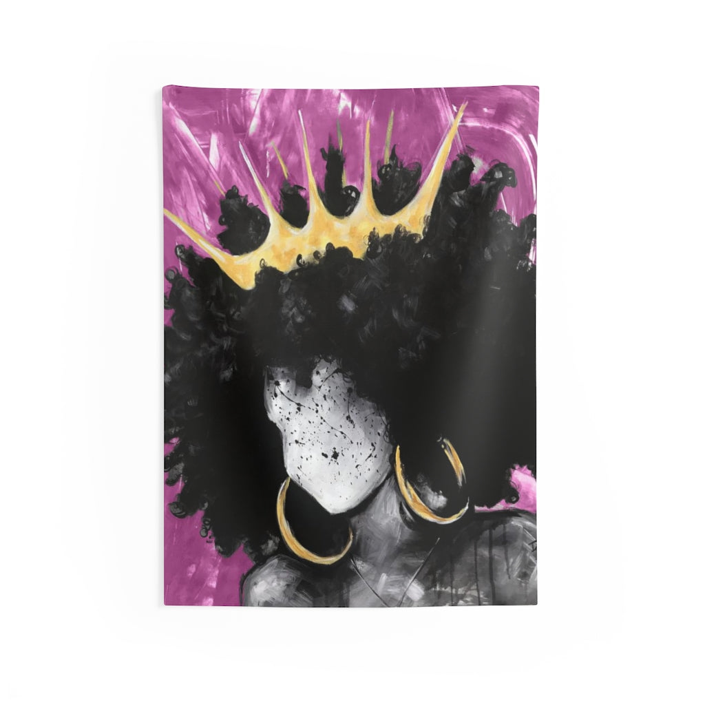 Naturally Queen III PINK Indoor Wall Tapestries