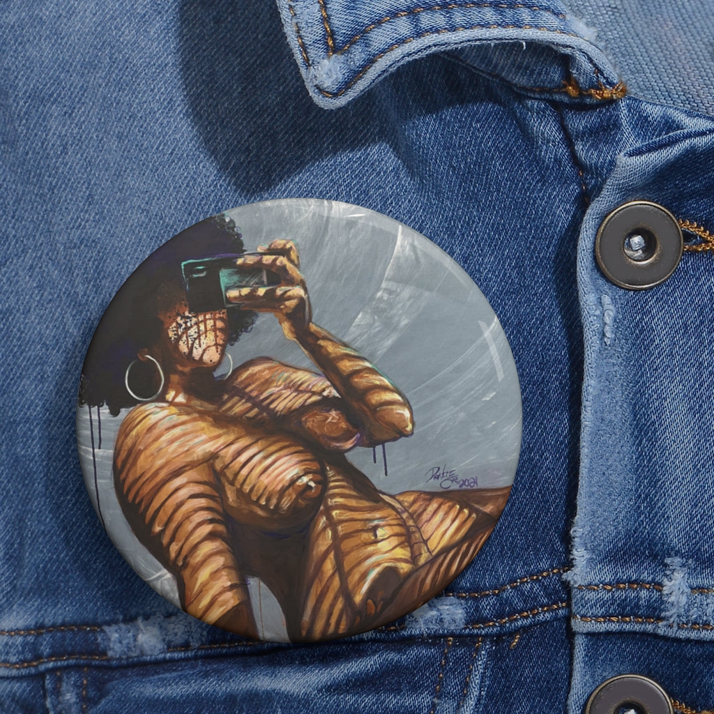 Naturally Nude I Custom Pin Buttons