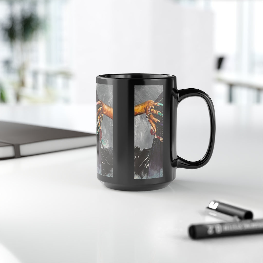 Naturally the Culture I Black Mug 15oz