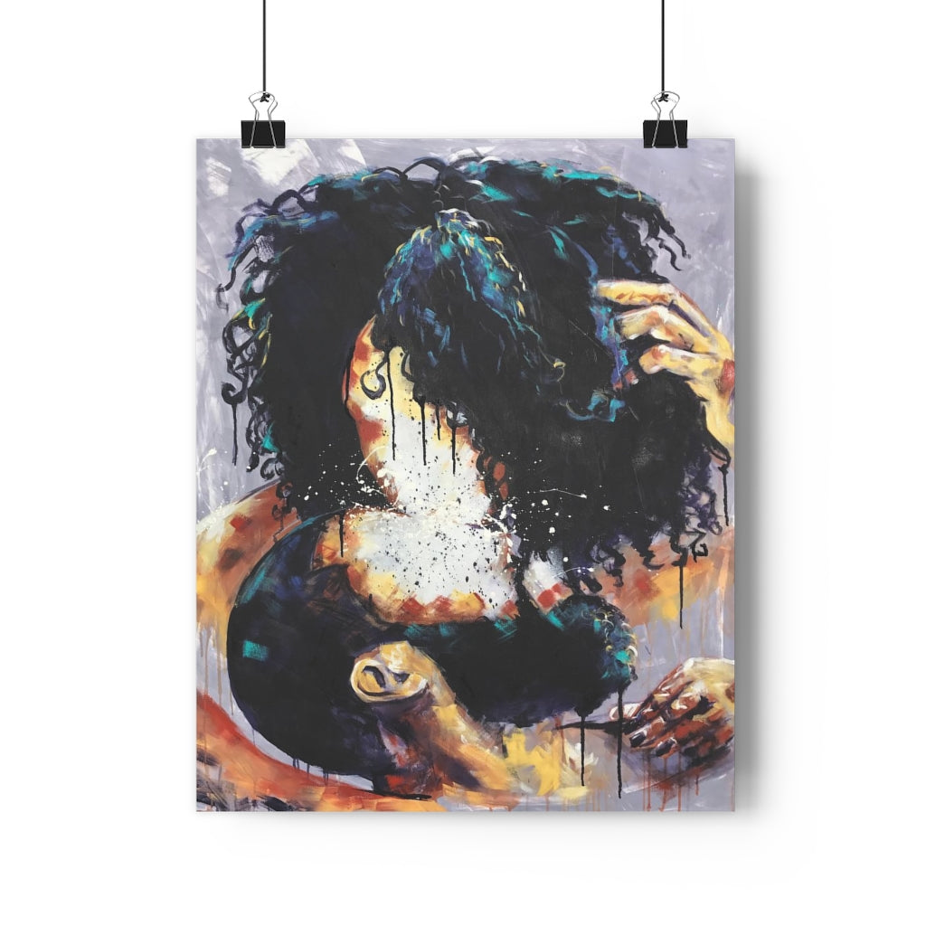 Naturally Black Love II Giclée Art Print