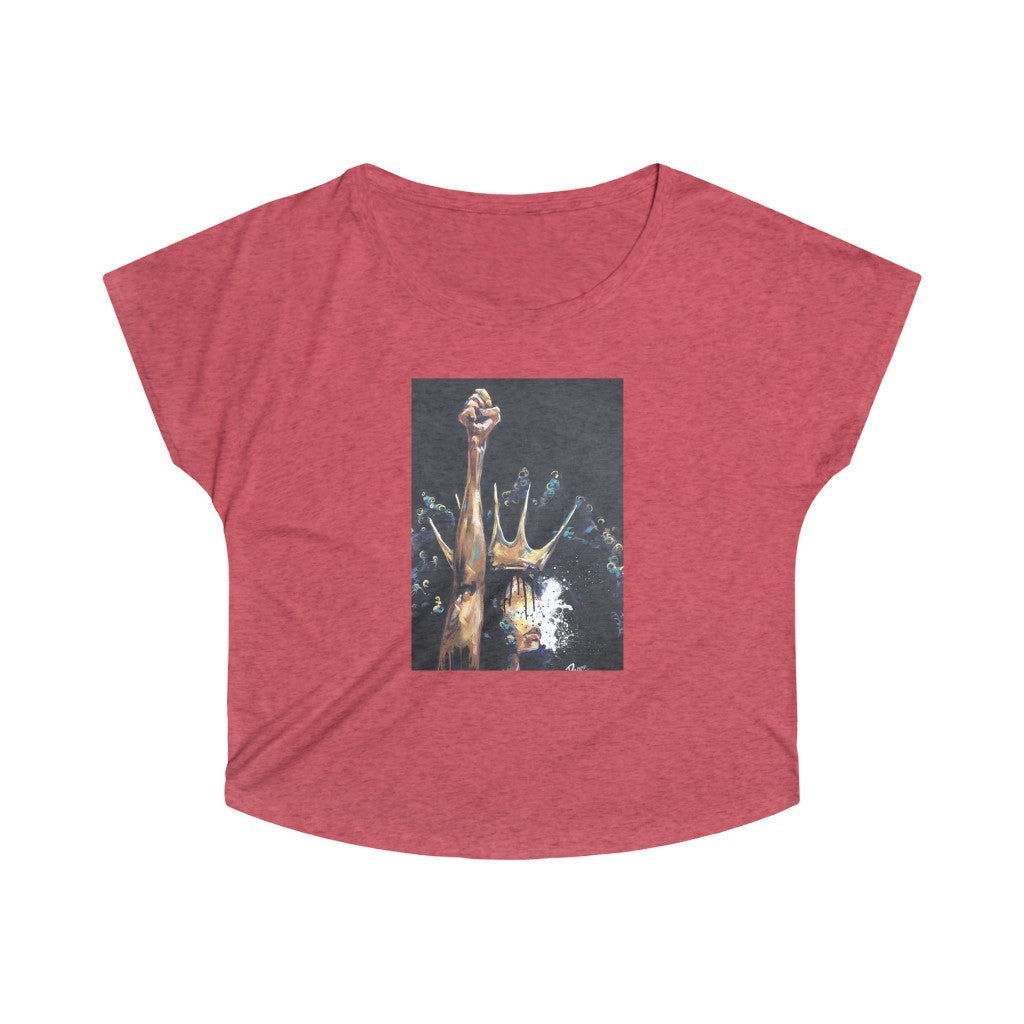 Naturally Queen Badu Women's Tri-Blend Dolman