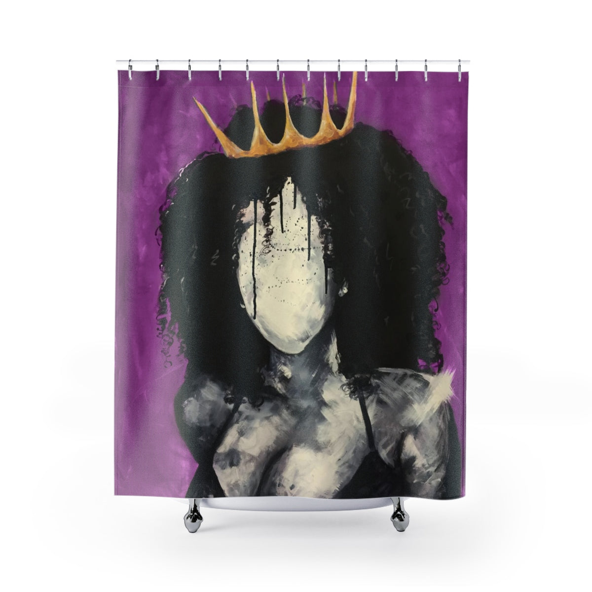Naturally Queen PURPLE Shower Curtains