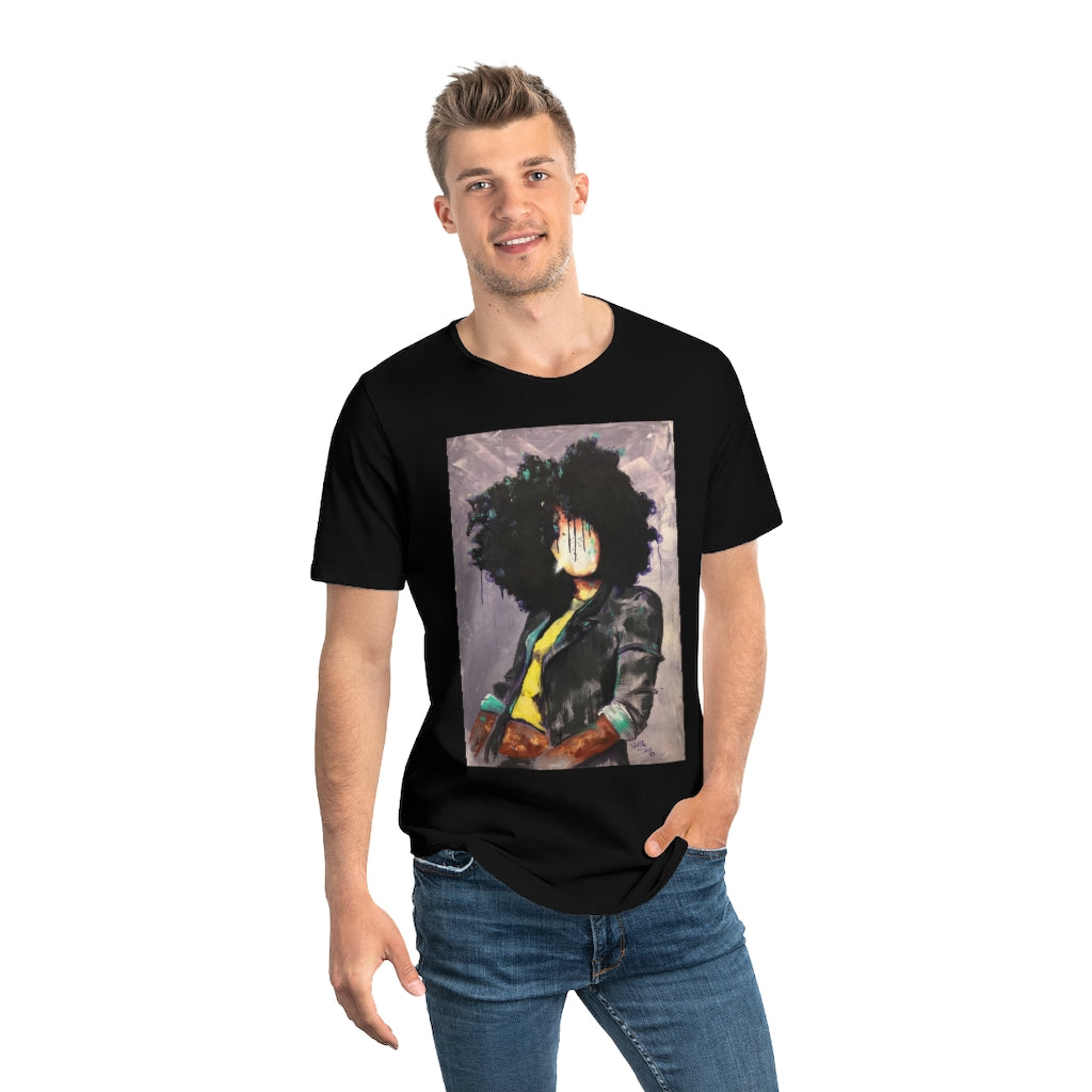 Naturally David Men's Jersey Curved Hem Tee