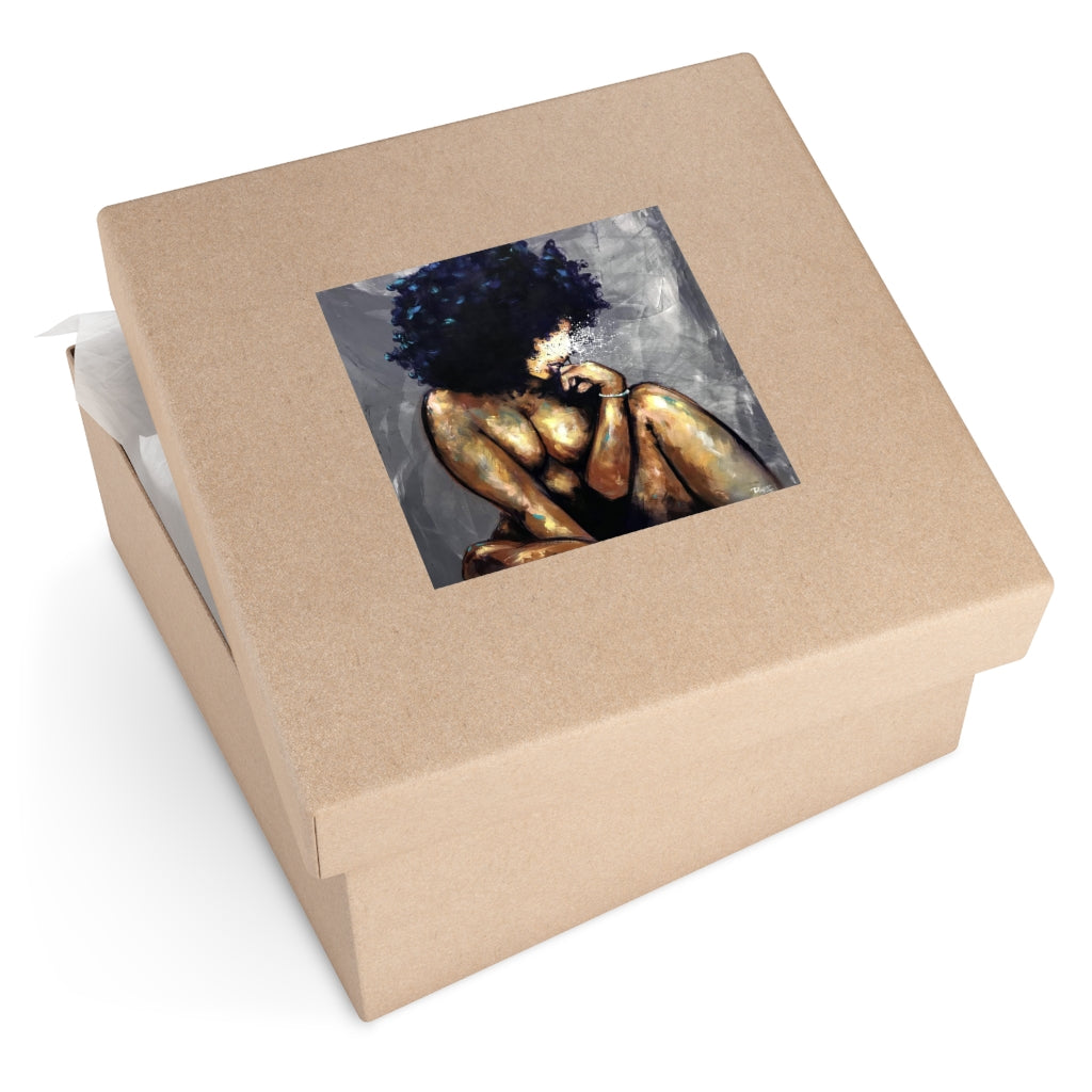 Naturally LV Square Vinyl Stickers