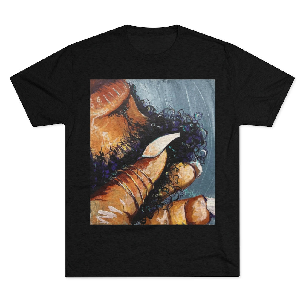 Naturally Black Love X Unisex Tri-Blend Crew Tee